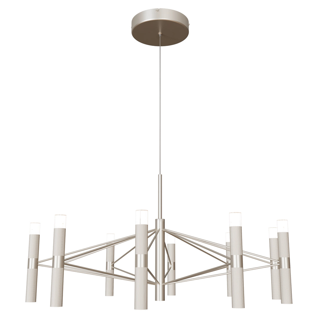 Calibo Aeris 10 Light Slimline Fluted LED Pendant Pendant
