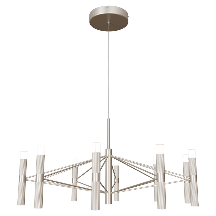 Calibo Aeris 10 Light Slimline Fluted LED Pendant Pendant