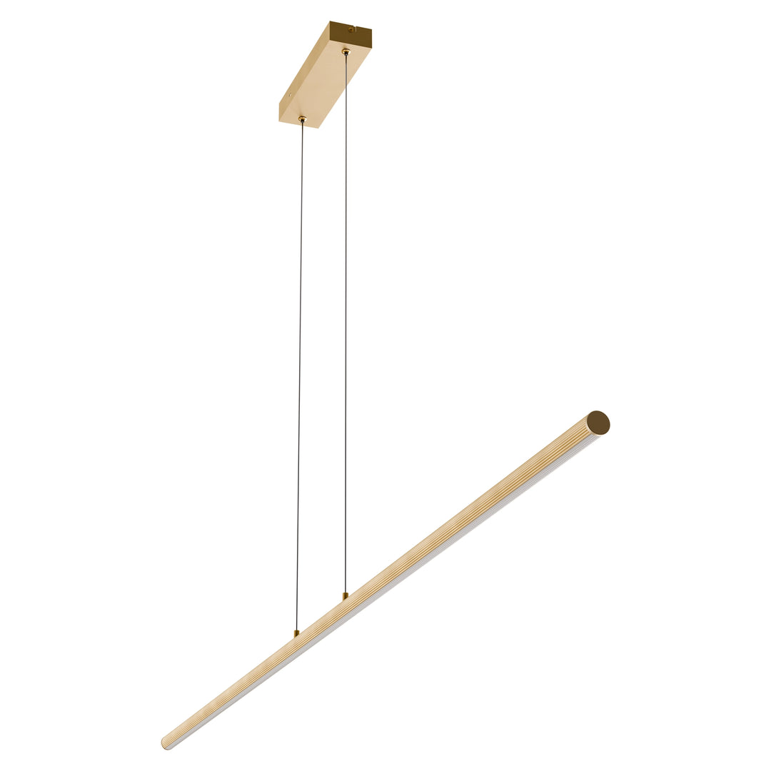 Calibo Aeris 1500/2000mm Slimline Fluted LED Linear Pendant