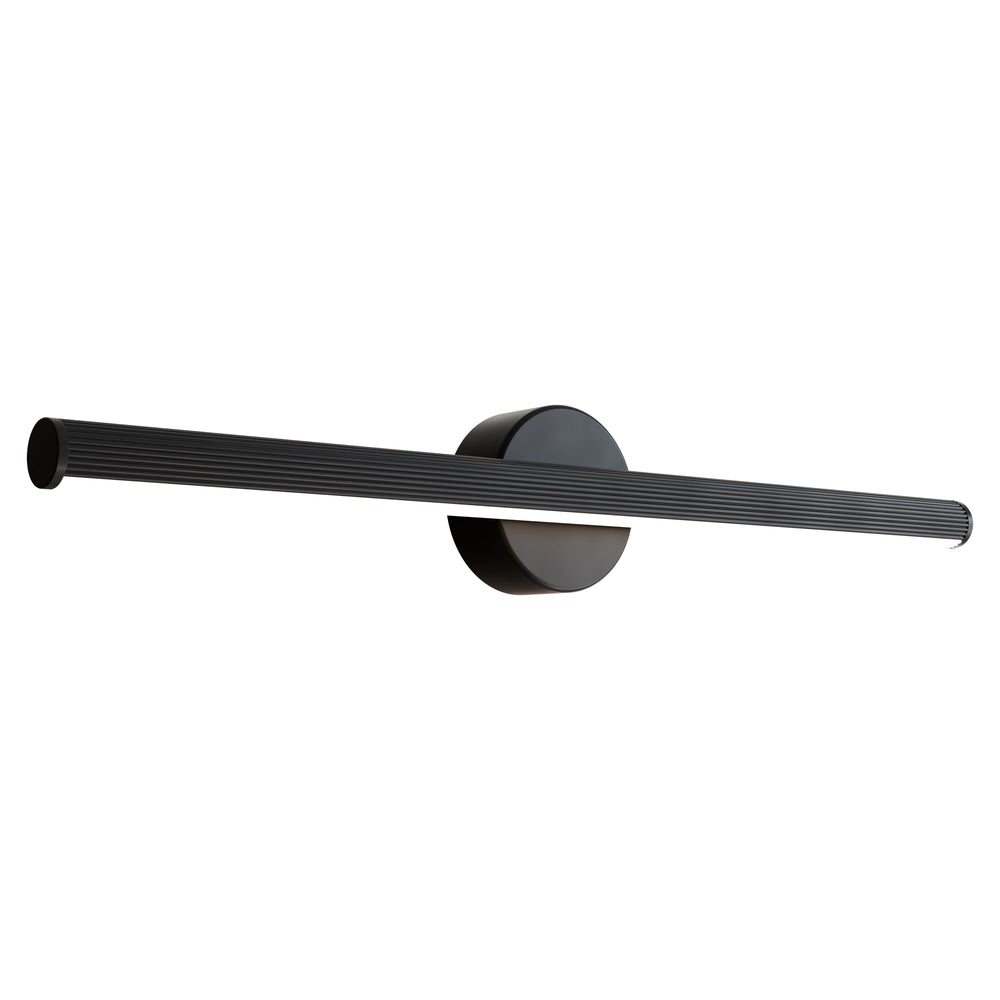 Calibo Aeris Slimline Fluted Wall Light Black 600mm WALL LIGHT