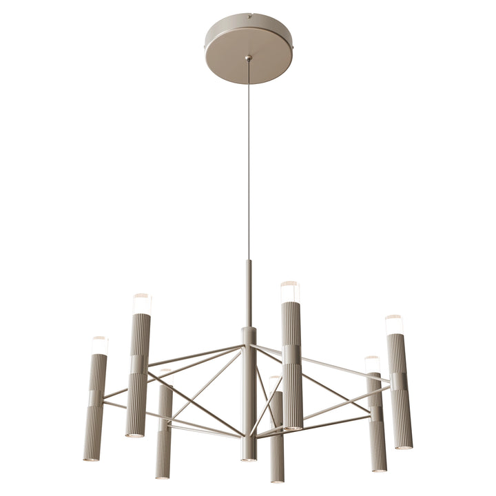 Calibo Aeris 7 Light Slimline Fluted LED Pendant Pendant