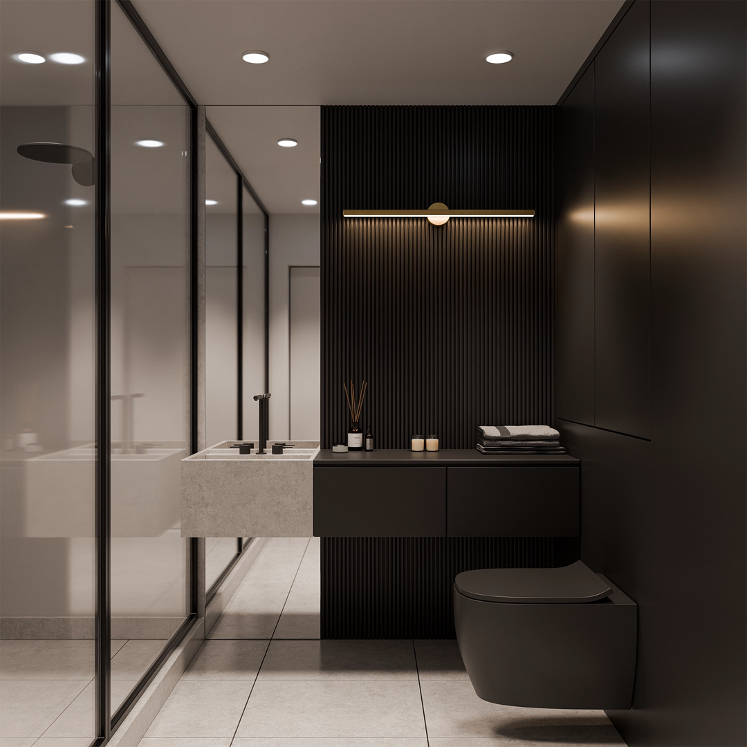 Calibo Aeris Slimline Fluted Wall Light WALL LIGHT