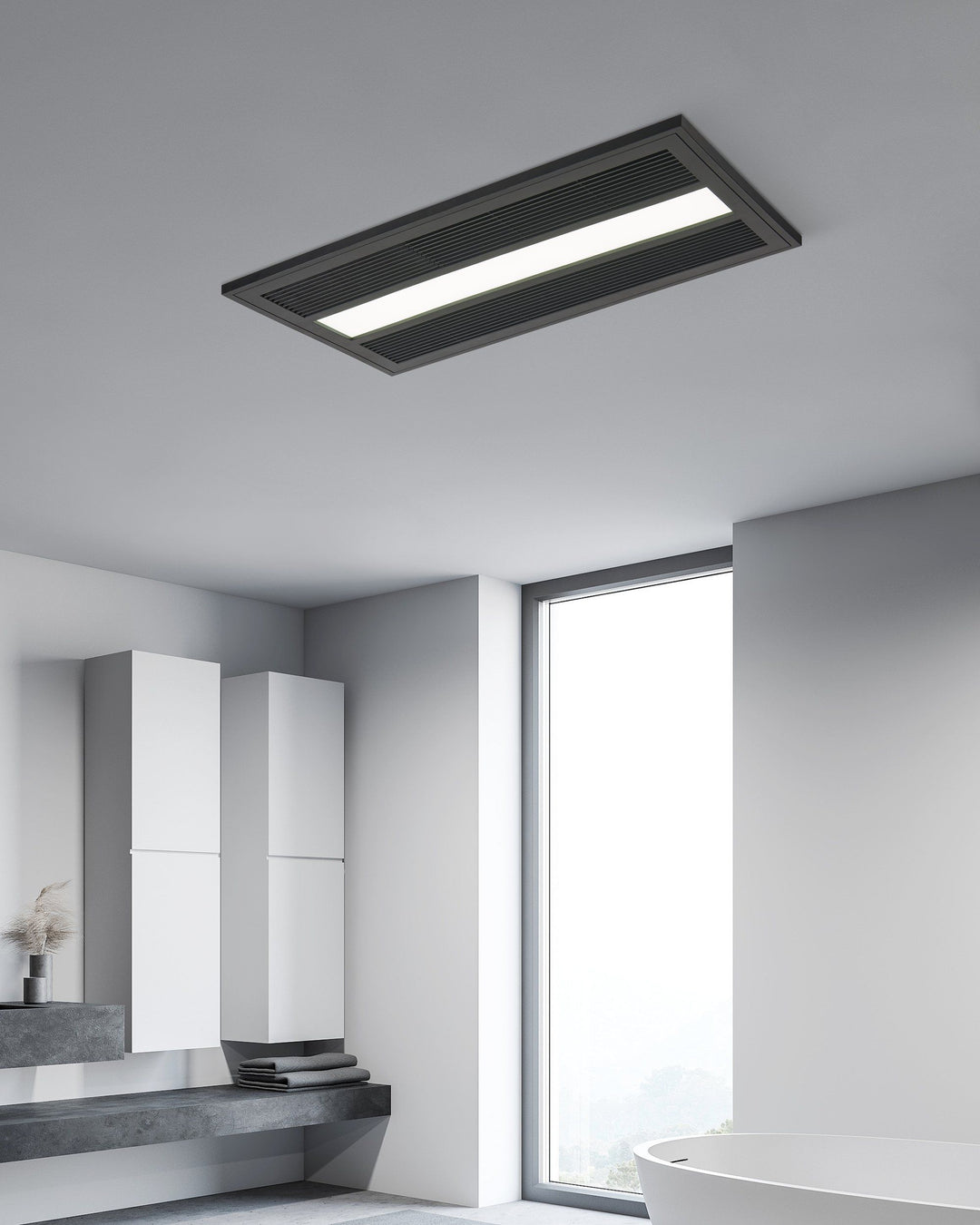 SALVADOR 4-in-1 Bathroom Heater Exhaust Fan with LED Light Bathroom heater