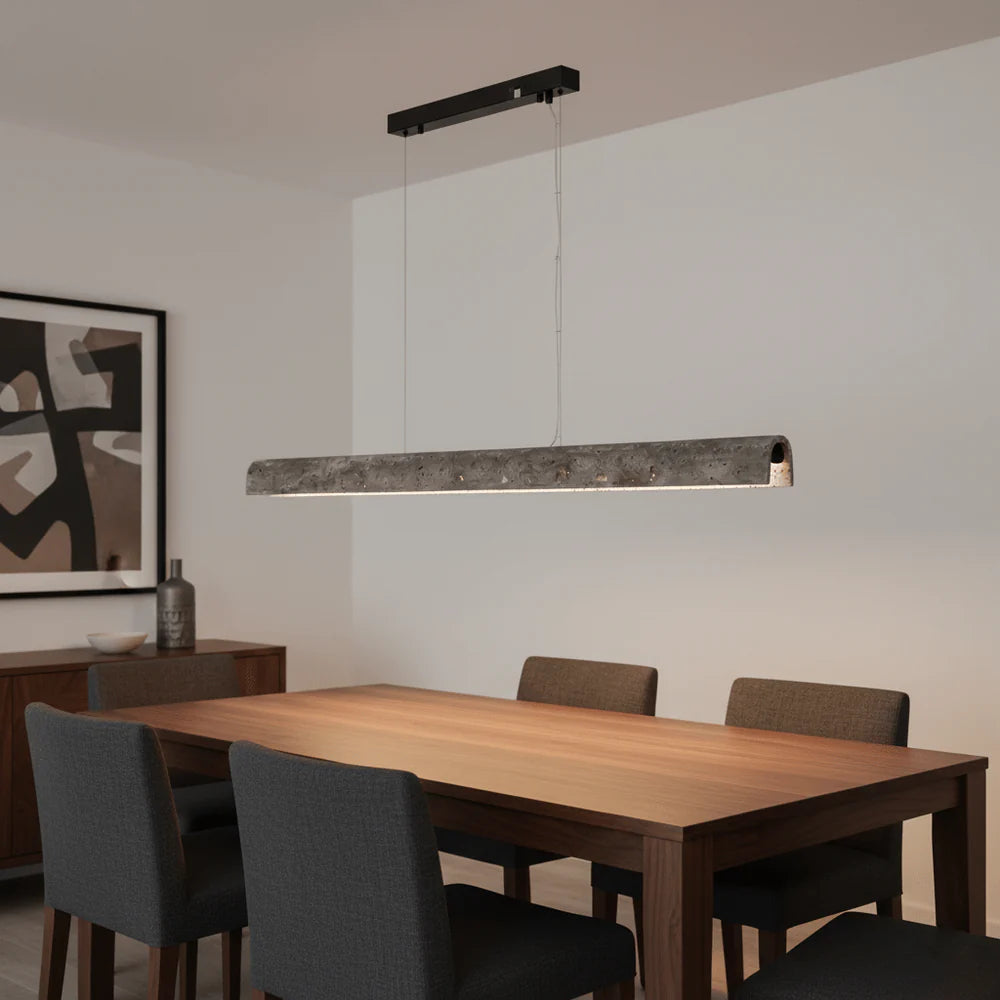 Arc Travertine Pendant Light Pendant