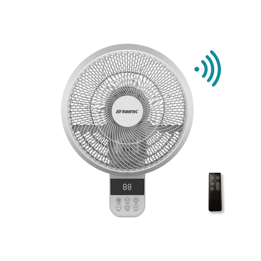 Avalon DC 14″ Smart Wall Fan With Remote Control White WALL FANS