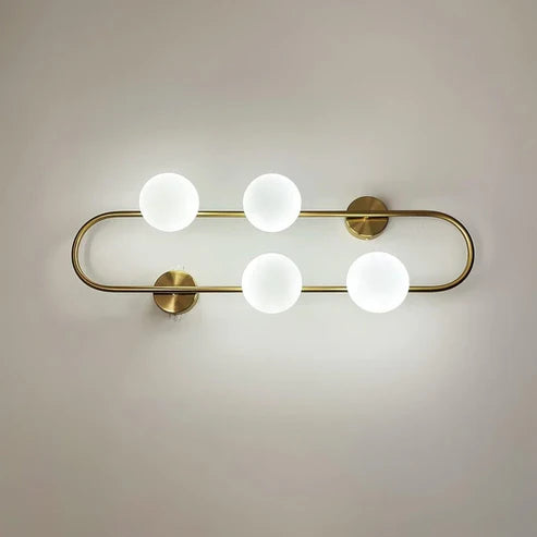 BACH Large Wall Light in Matte Black or Brass WALL LIGHT