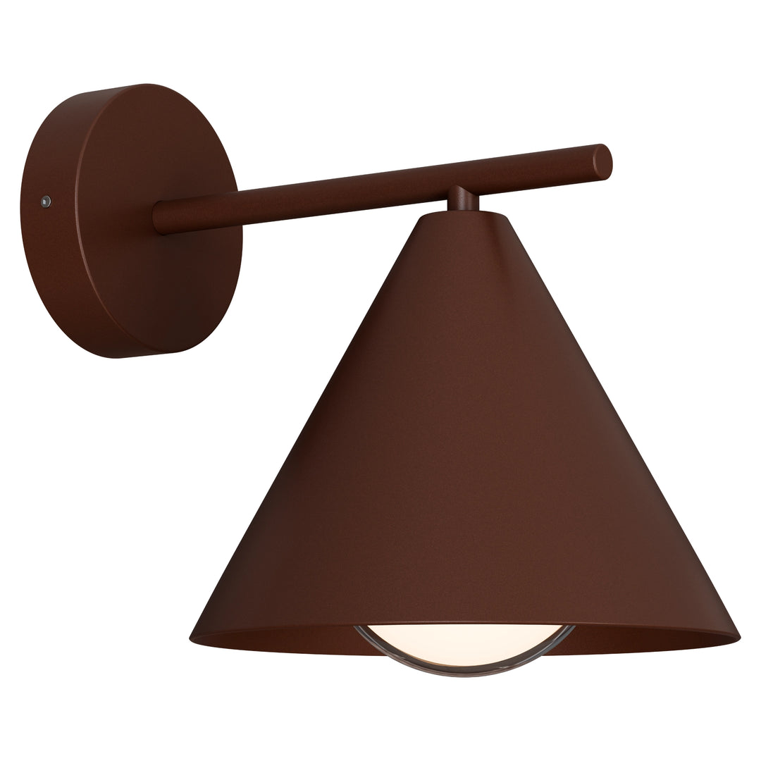 Calibo Becard Minimalist Cone Long Arm Outdoor Wall Light Rustic WALL LIGHT
