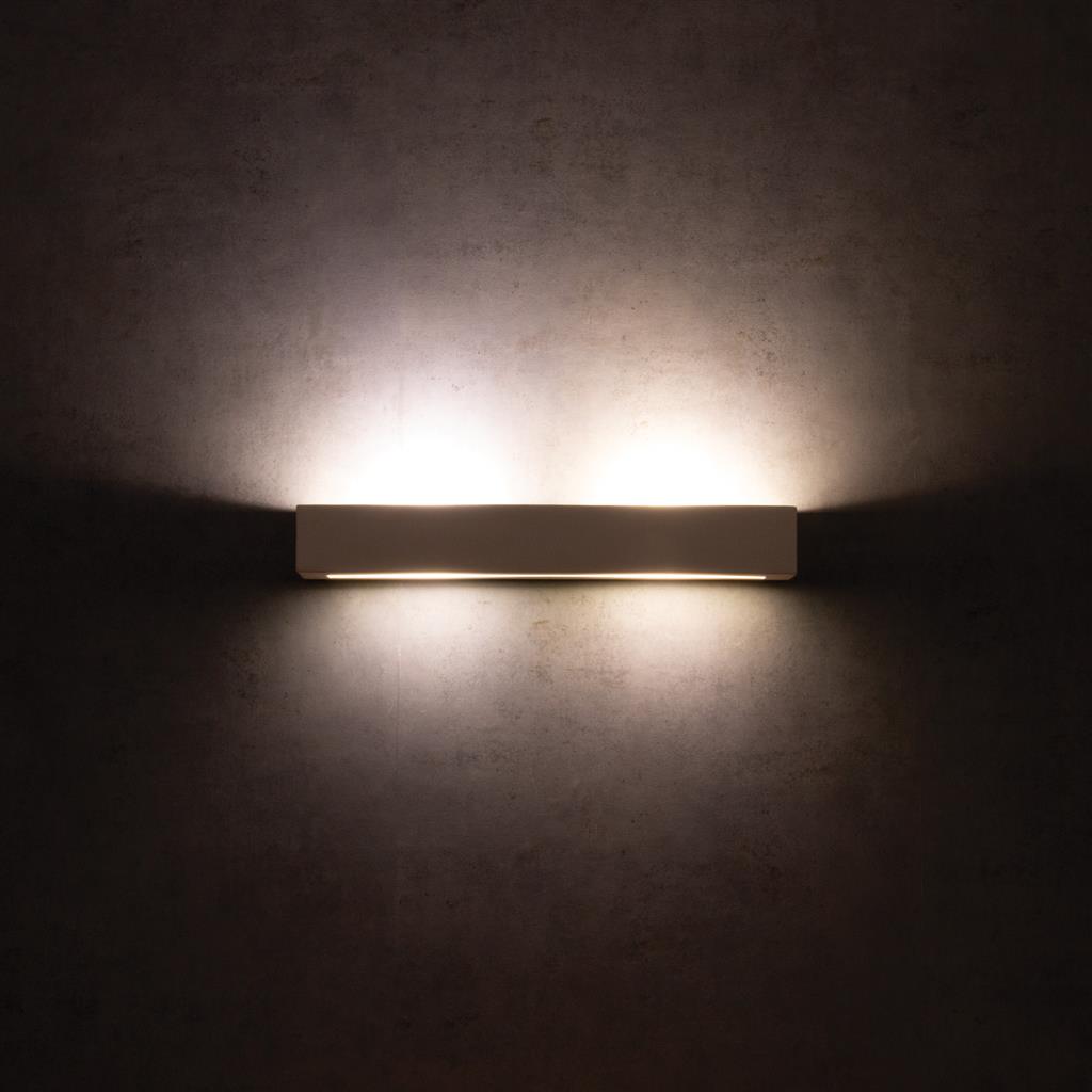BF-2020 Ceramic 50cm Wall Uplight - Raw / G9 WALL LIGHT