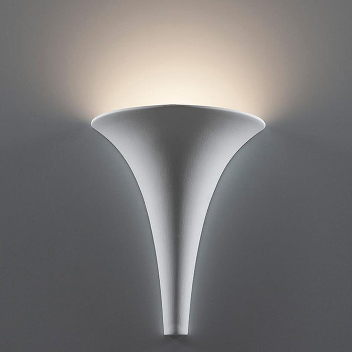 BF-2185 Ceramic Funnel Wall Light - Raw / G9 WALL LIGHT