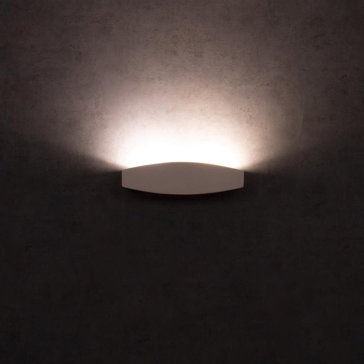 BF-2608A Ceramic Wall Uplight - Raw / G9 WALL LIGHT