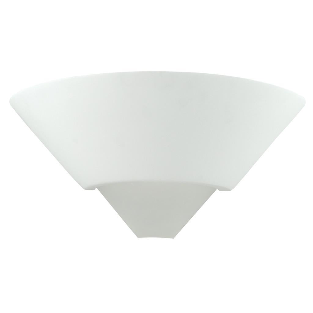 BF-7908 Ceramic Frosted Glass Wall Light - Raw / E27 WALL LIGHT