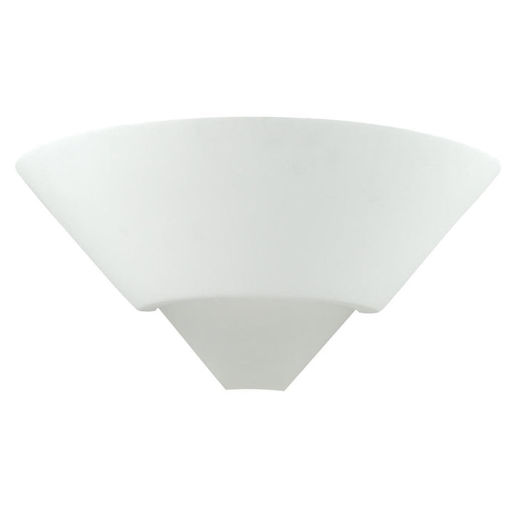 BF-7908 Ceramic Frosted Glass Wall Light - Raw / E27 WALL LIGHT