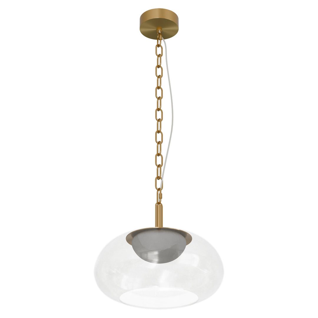 Calibo Bower Modern Alabaster Stone 1 Light Pendant Light