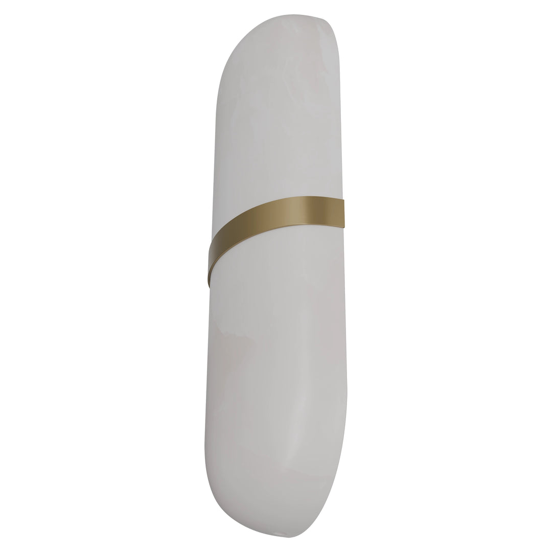 Calibo Bower Modern Alabaster Stone Capsule LED Wall Light