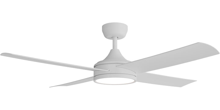 Calibo Breeze Silent Pro AC Ceiling Fan with LED light with Wall Control White 52 Inch Celling Fan