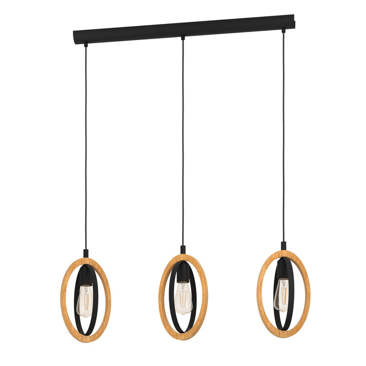 BASILDON 3 light bar pendant