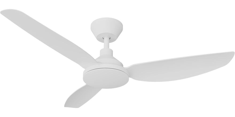 Sora DC Ceiling Fan with Wall Switch and Remote White Ceiling Fan