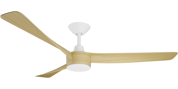 Turaco DC Fan with LED Light, with Bamboo Blades