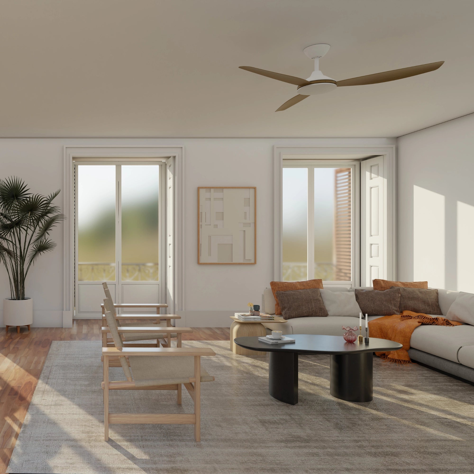 Calibo Condor DC Fan with Teak Blades Ceiling Fan