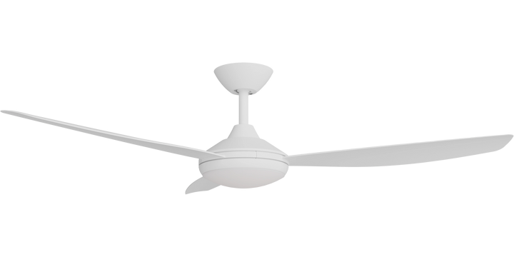 Calibo Condor DC Fan with light, Black/White