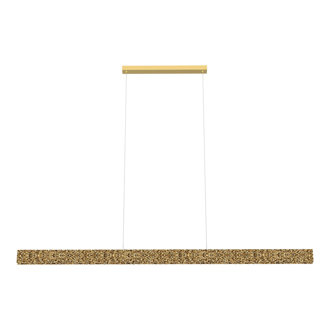 Calibo Couas Textured Honeycomb 3CCT LED Linear Pendant 2000mm Pendant