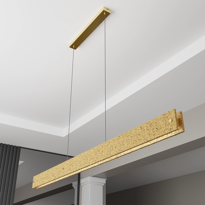 Calibo Couas Textured Honeycomb 3CCT LED Linear Pendant Pendant