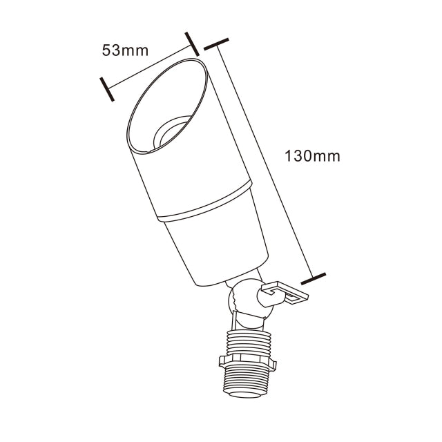 Brass Directional Spotlight PSL2100WB