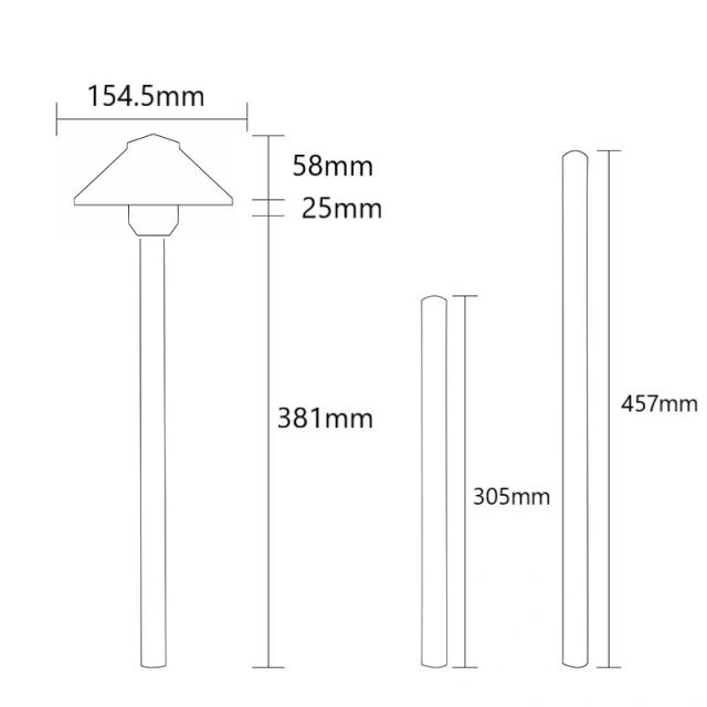 Aluminum Path Light PPL1319