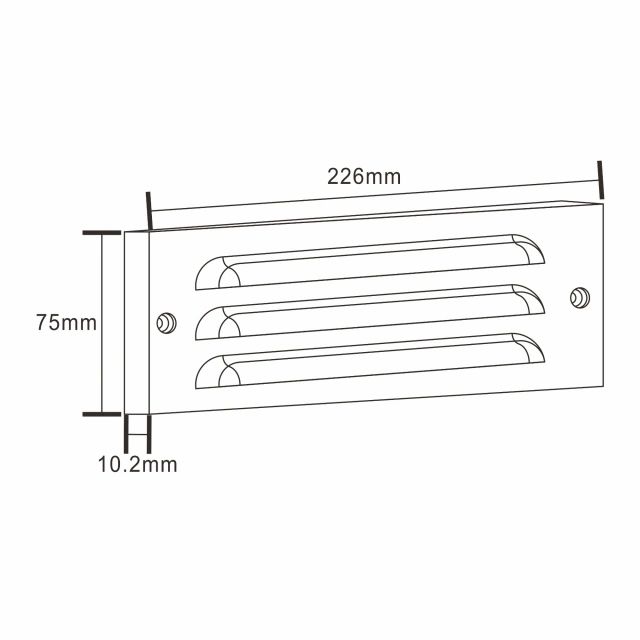 Surface Mount Step/Wall Light PI-SLC2100WB