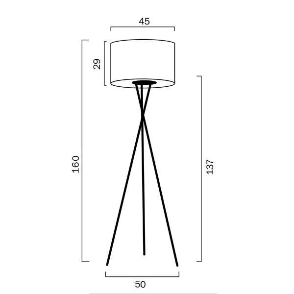 TELBIX DENISE FLOOR LAMP