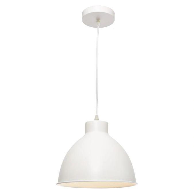 Cougar Dome 1lt Pendant WHITE