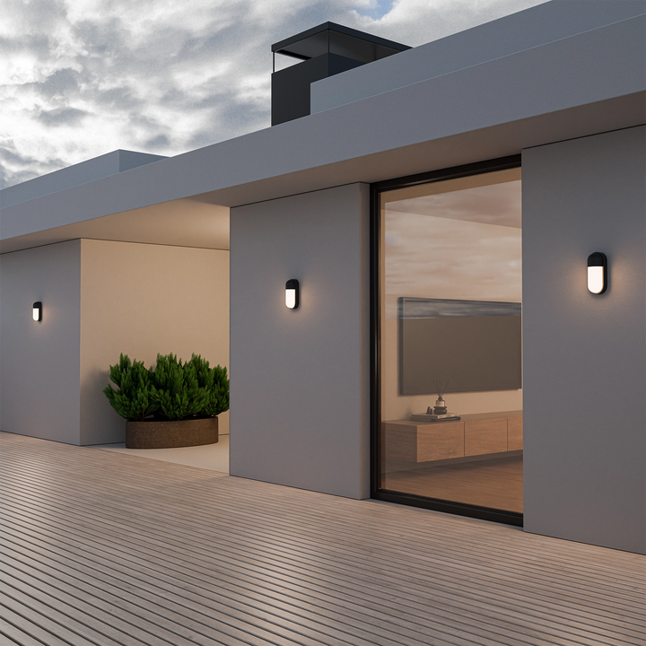 Calibo Drift Minimalist Capsule Outdoor LED Wall Light WALL LIGHT