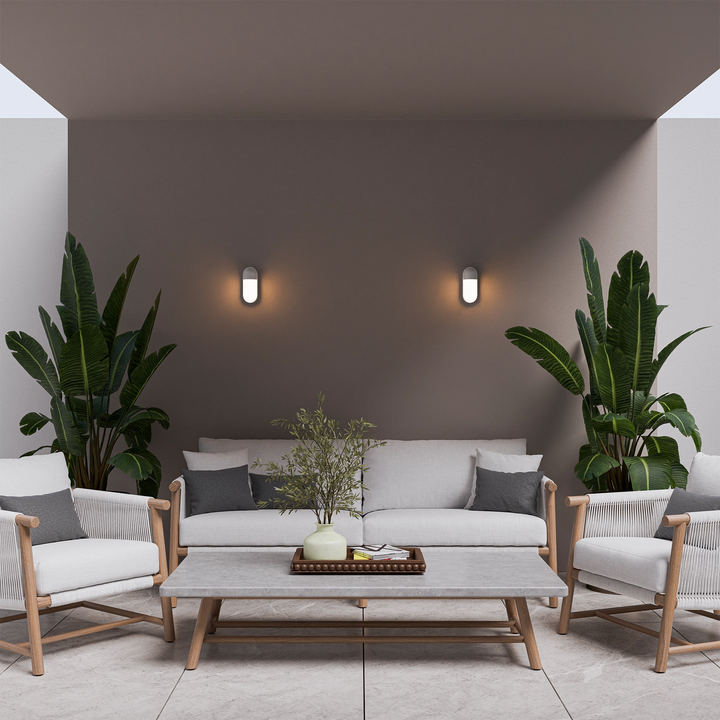 Calibo Drift Minimalist Capsule Outdoor LED Wall Light WALL LIGHT