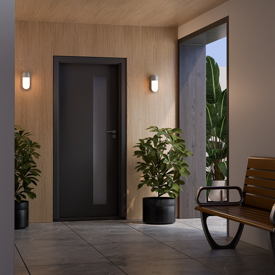 Calibo Drift Minimalist Capsule Outdoor LED Wall Light WALL LIGHT