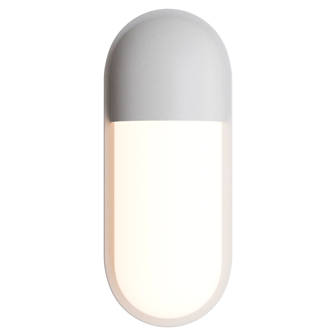 Calibo Drift Minimalist Capsule Outdoor LED Wall Light White WALL LIGHT