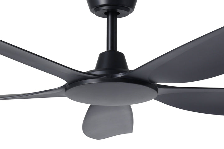 MIAMI 48 DC Smart Ceiling Fan with Remote and Wall Control Black Ceiling Fan