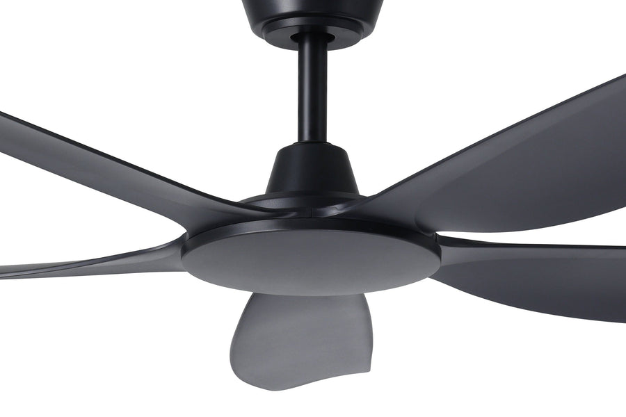 MIAMI 48 DC Smart Ceiling Fan with Remote and Wall Control Black Ceiling Fan
