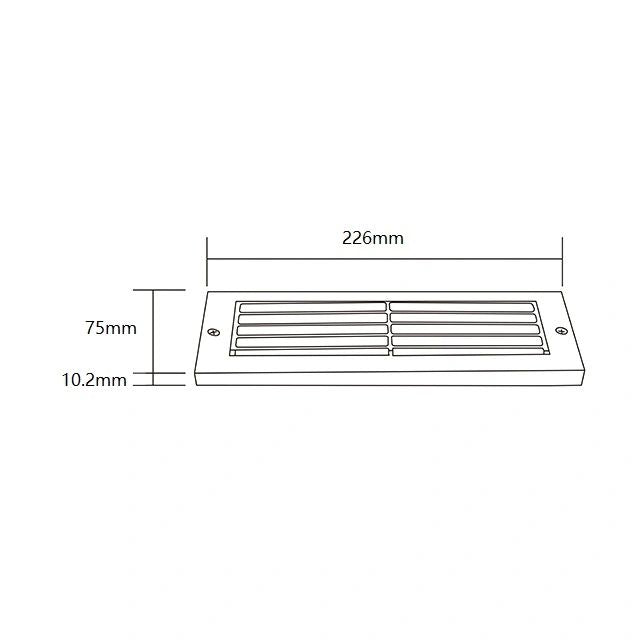 Surface Mount Step/Wall Light PI-SLC2101BK