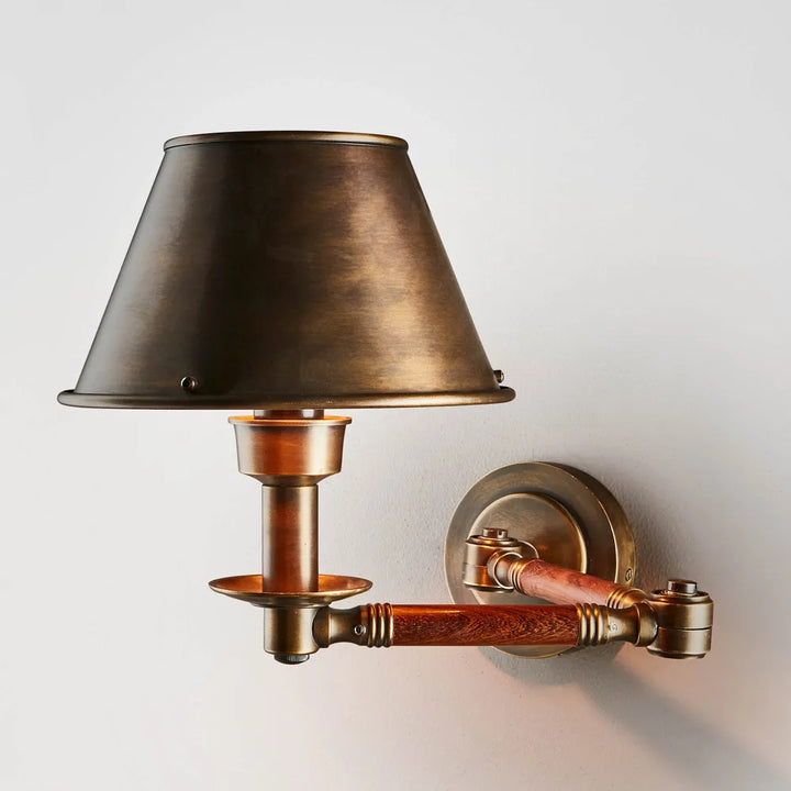 Benton Wall Light with Metal Shade