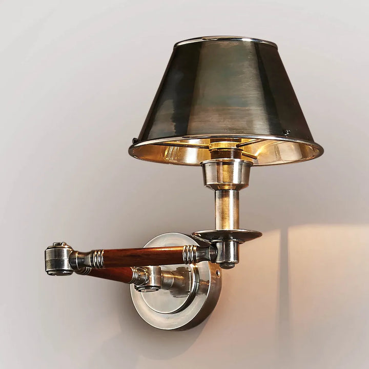 Benton Wall Light with Metal Shade