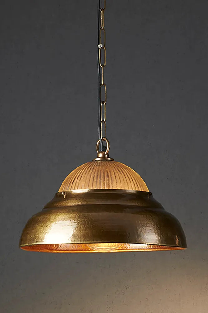 Atrium Ceiling Pendant Antique Brass