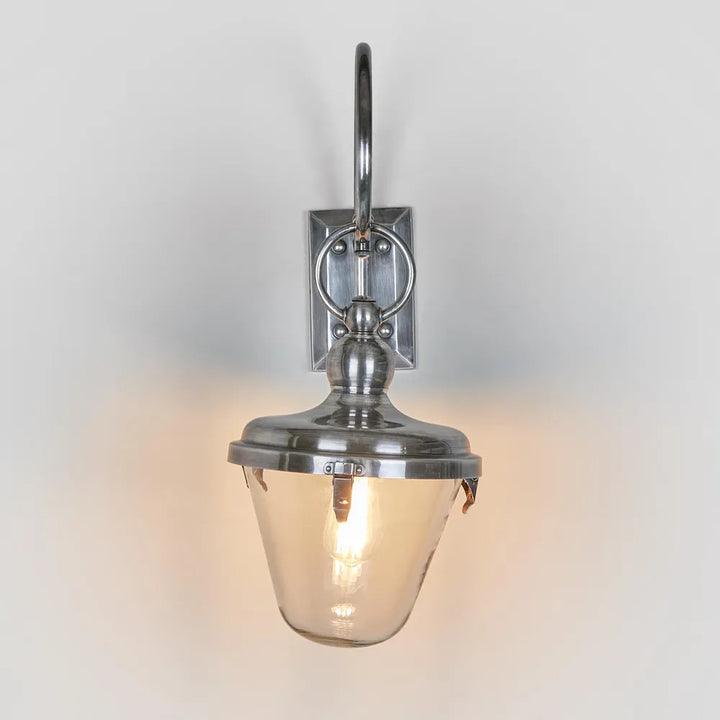 Savoy Outdoor Wall Light with Glass Shade