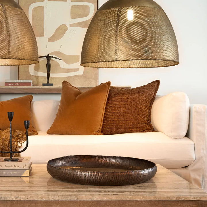 Riva Ceiling Pendant Antique Brass