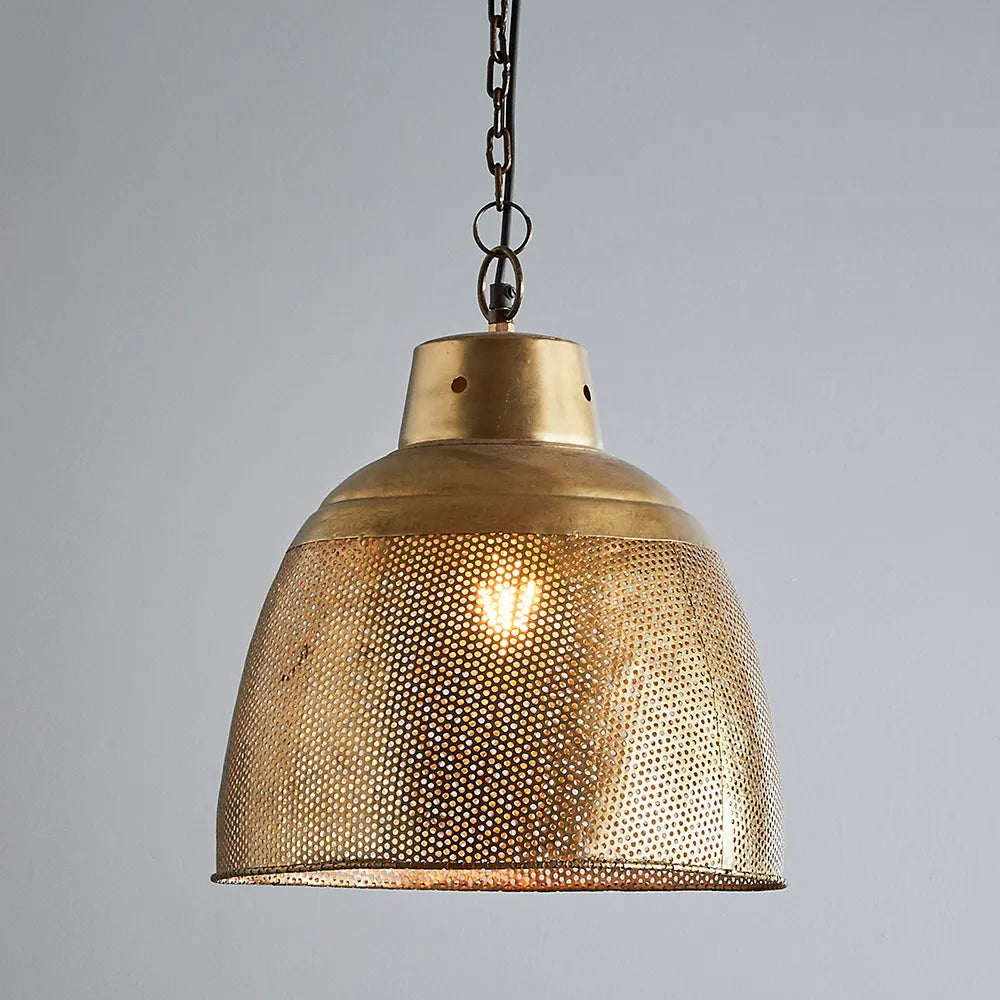 Riva Ceiling Pendant Antique Brass