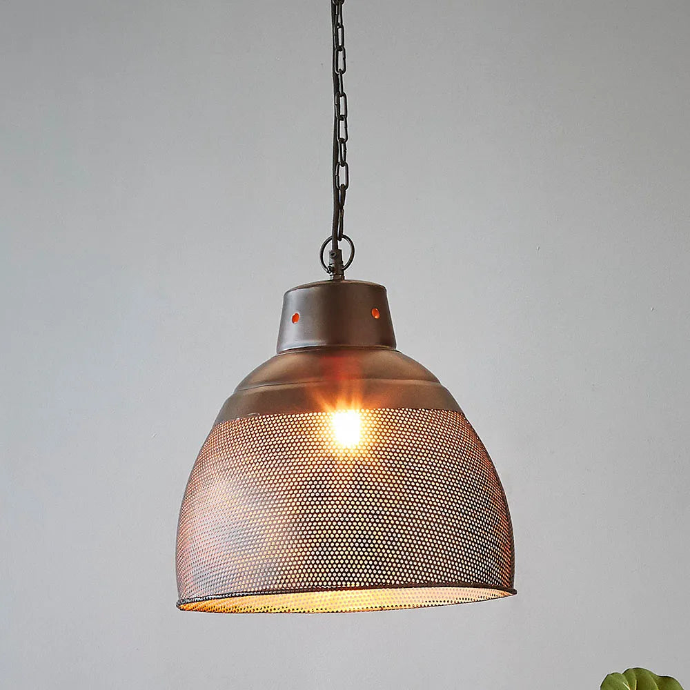 Riva Ceiling Pendant Matt Black and Gold