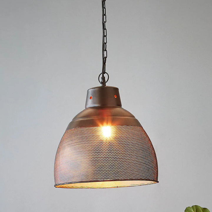 Riva Ceiling Pendant Matt Black and Gold