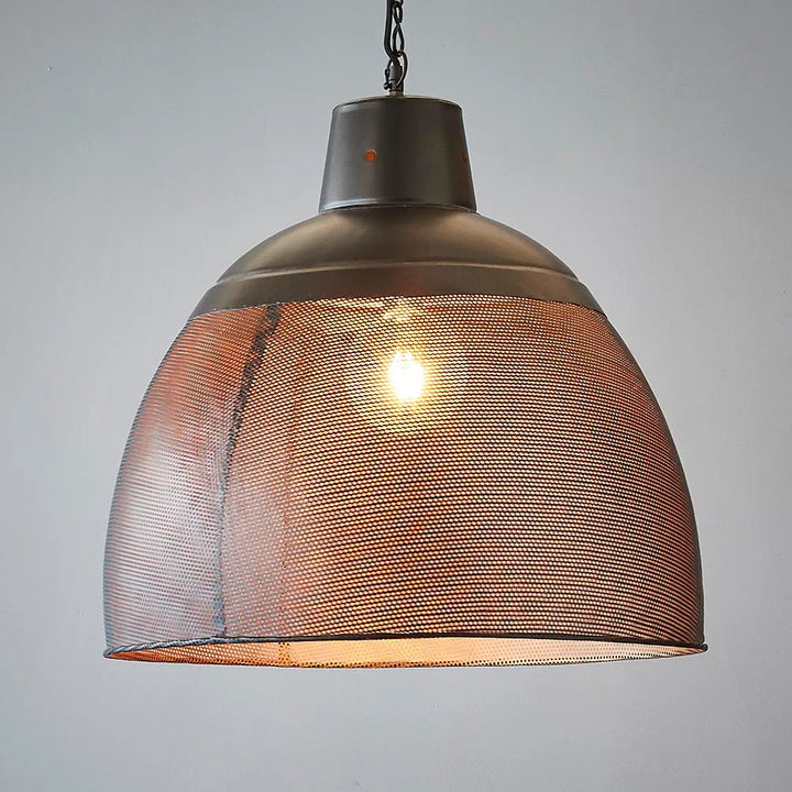 Riva Ceiling Pendant Matt Black and Gold