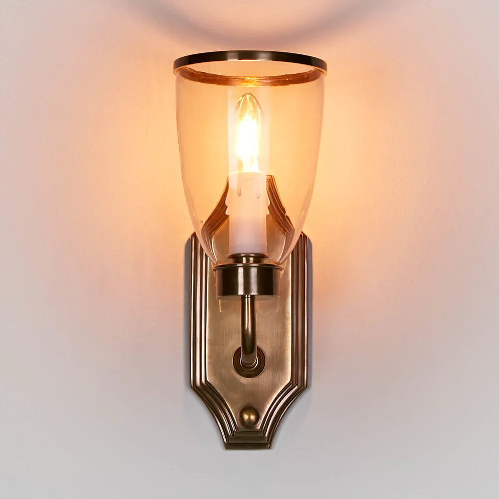 Westbrook Wall Light with Glass Shade