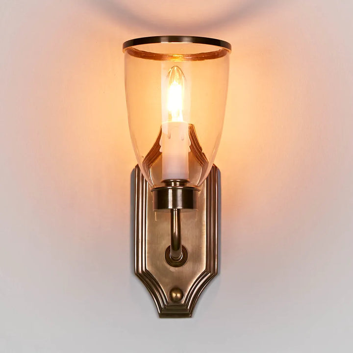 Westbrook Wall Light with Glass Shade
