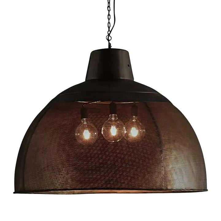 Riva Ceiling Pendant Matt Black and Gold